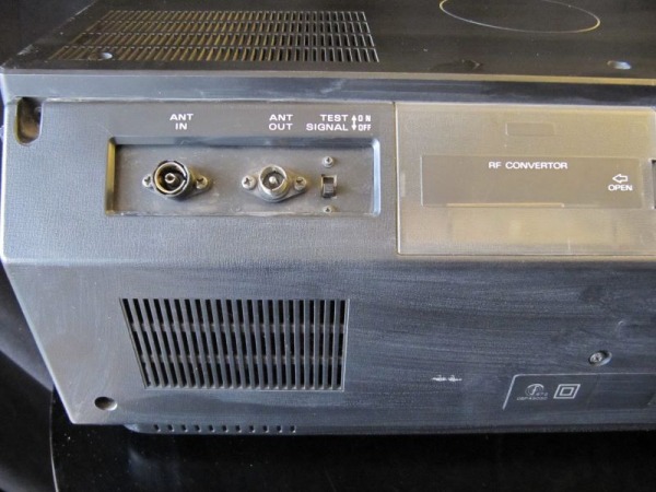 Betamax Europhon EVR-101 Antennenanschluß